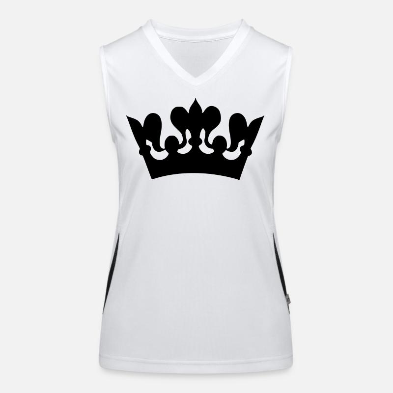 Bild einer Kronenzeichnung # Funktionelles Kontrast-Tank Top für Frauen
