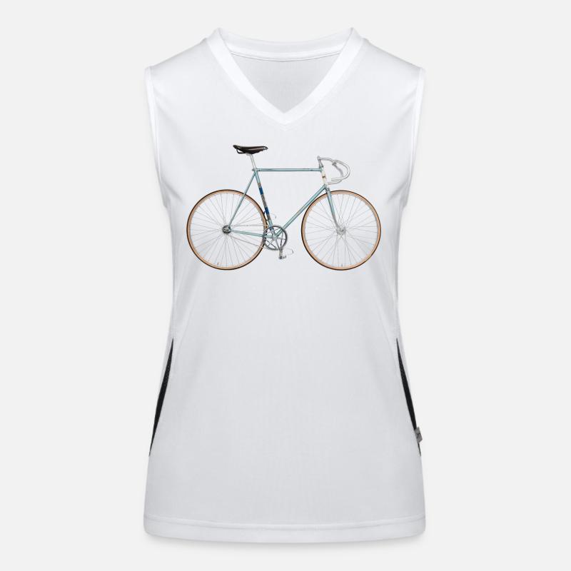 fixed gear bike Women's Functional Contrast Tank Top