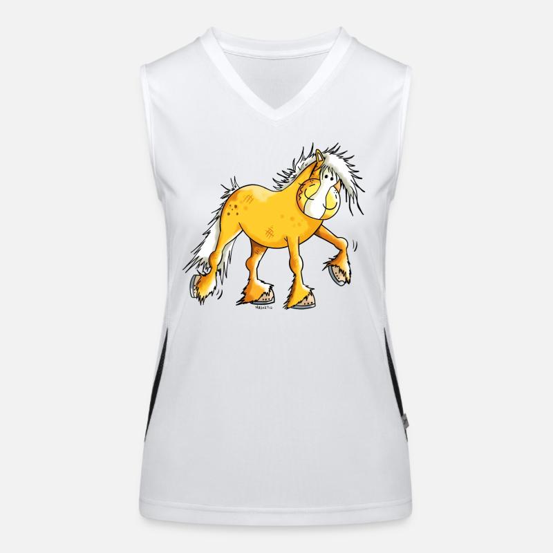 Hera the Haflinger Women's Functional Contrast Tank Top