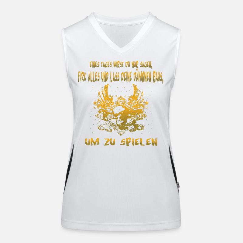 Dämon Funktionelles Kontrast-Tank Top für Frauen