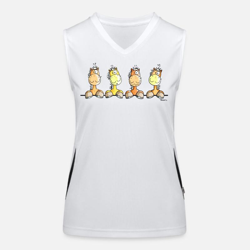 Das Pferde Team Funktionelles Kontrast-Tank Top für Frauen