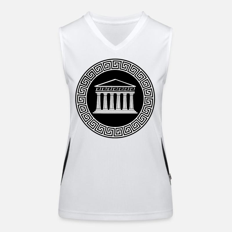 Ancient Temple Women's Functional Contrast Tank Top