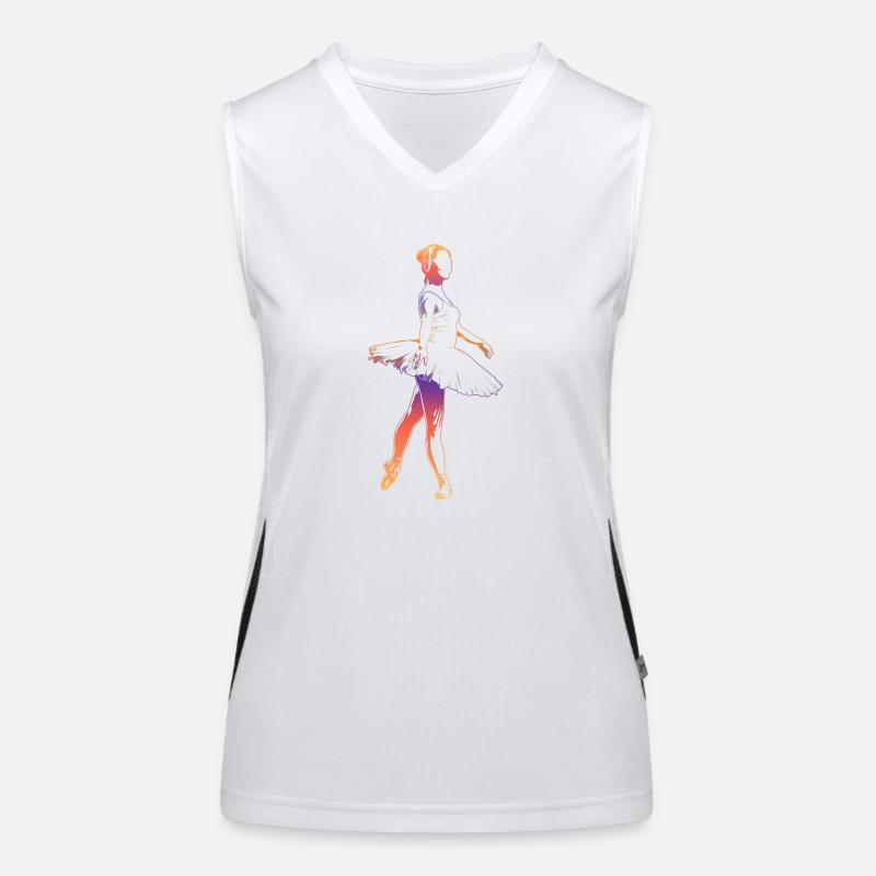 Ballet dance Women's Functional Contrast Tank Top