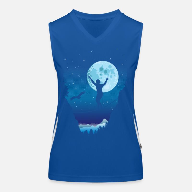 Moonlight slackline Women's Functional Contrast Tank Top