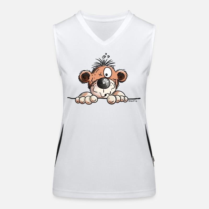Funny Monkey Women's Functional Contrast Tank Top