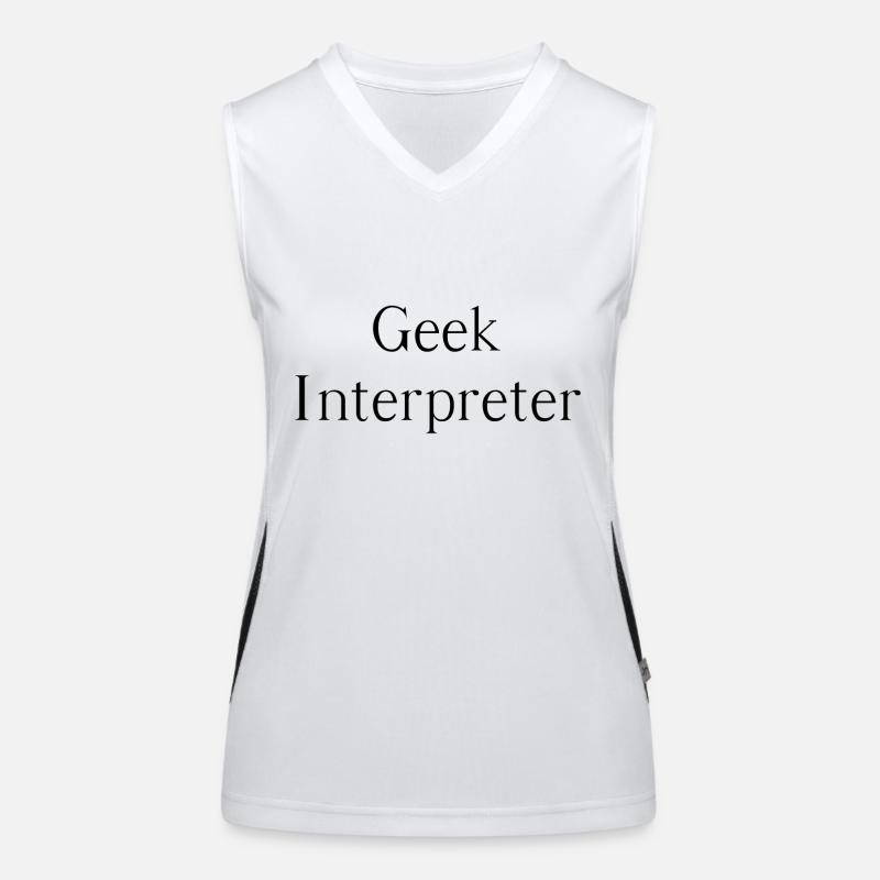 Interprète geek Débardeur respirant contrasté Femme