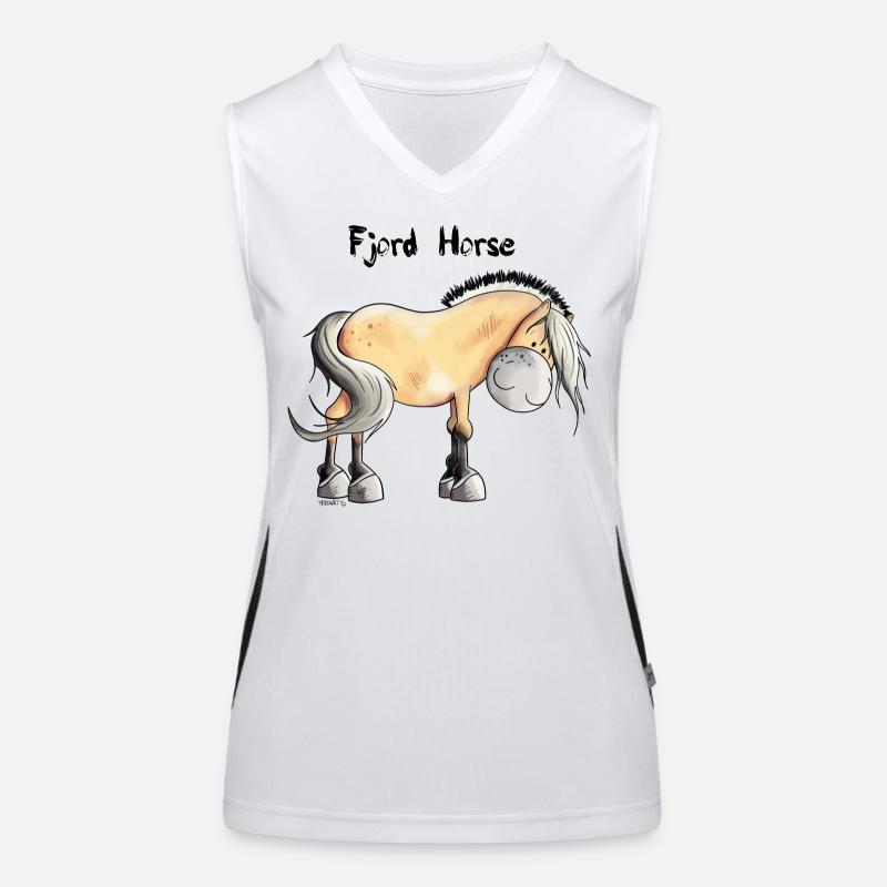 Knuffiger Norweger Funktionelles Kontrast-Tank Top für Frauen