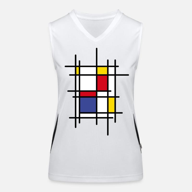 Farben! Funktionelles Kontrast-Tank Top für Frauen