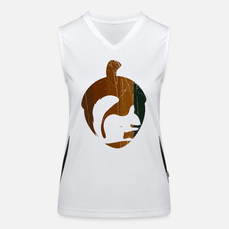 Noisette écureuil - design Débardeur respirant contrasté Femme