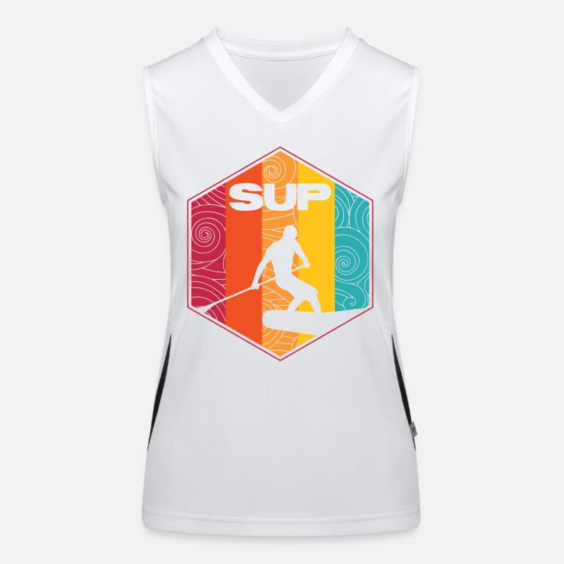 SUP surf design Women's Functional Contrast Tank Top