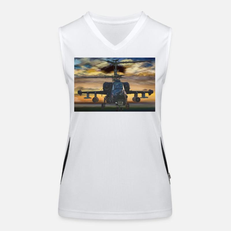 helicopter Women's Functional Contrast Tank Top