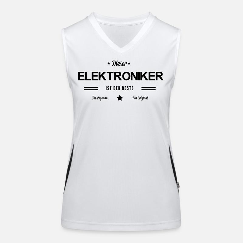 Bester Elektroniker Funktionelles Kontrast-Tank Top für Frauen