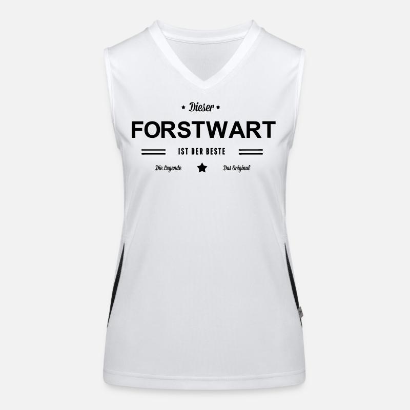 Bester Forstwart Funktionelles Kontrast-Tank Top für Frauen