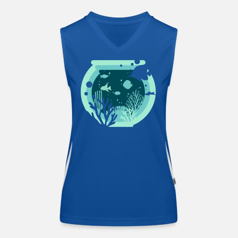 Aquarium - Aquatics Women's Functional Contrast Tank Top