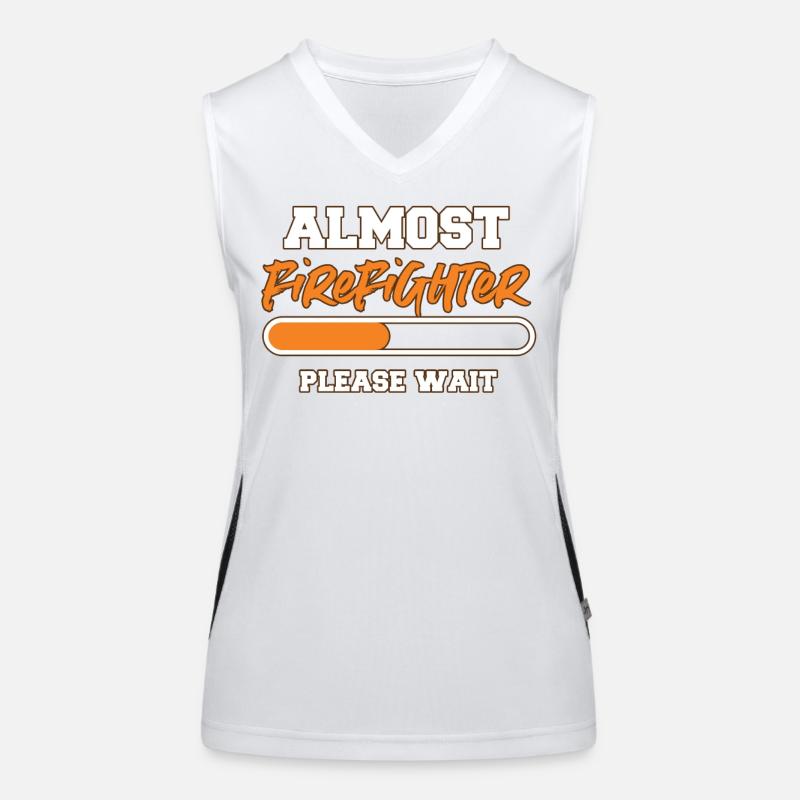 Feuerwehr Funktionelles Kontrast-Tank Top für Frauen