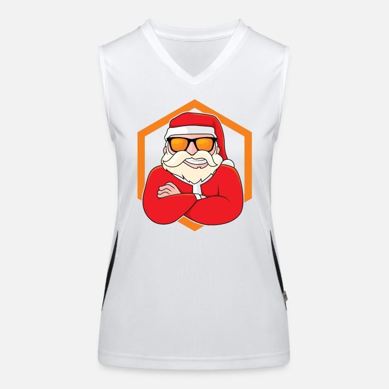 Père Noël cool Débardeur respirant contrasté Femme