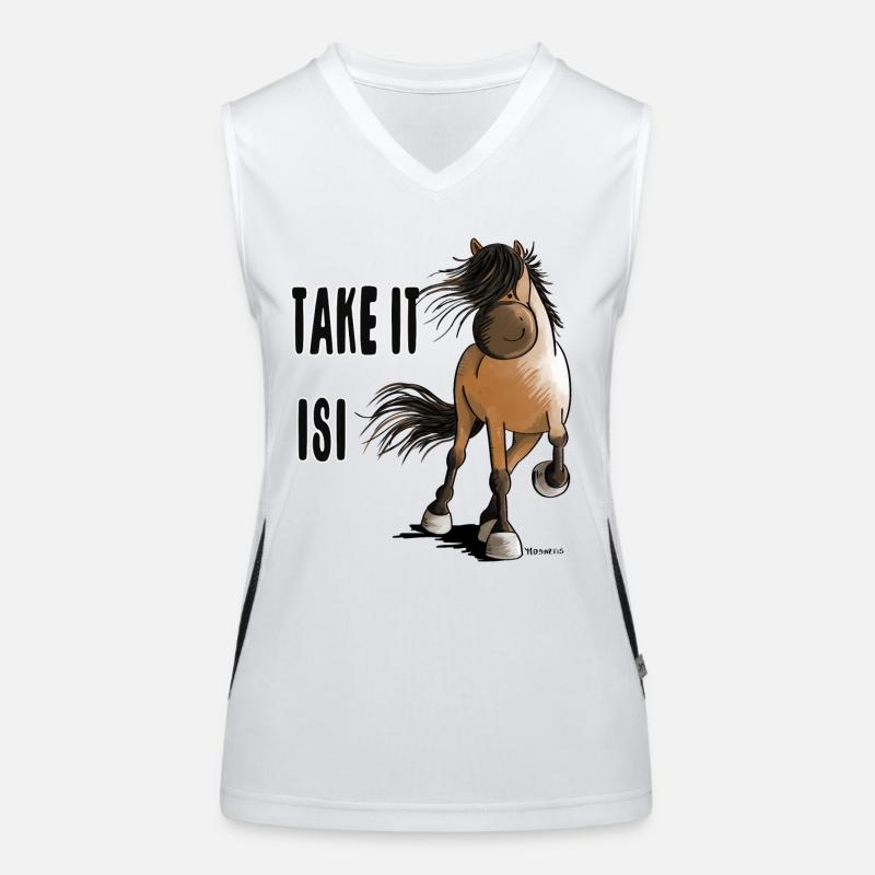 Take It Isi Funktionelles Kontrast-Tank Top für Frauen