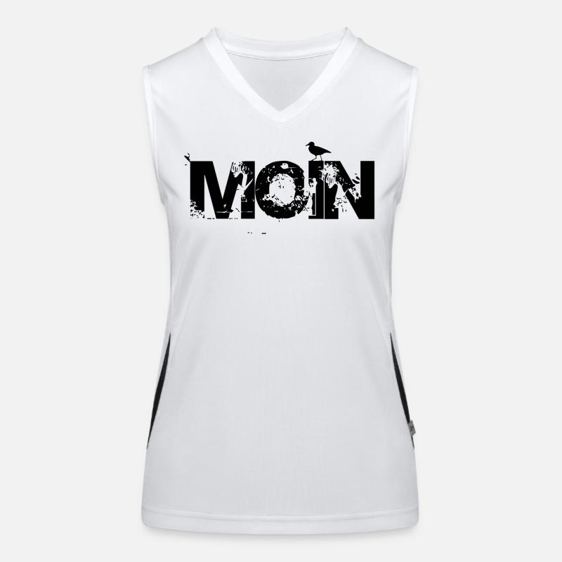 MOIN mit Möwe Funktionelles Kontrast-Tank Top für Frauen