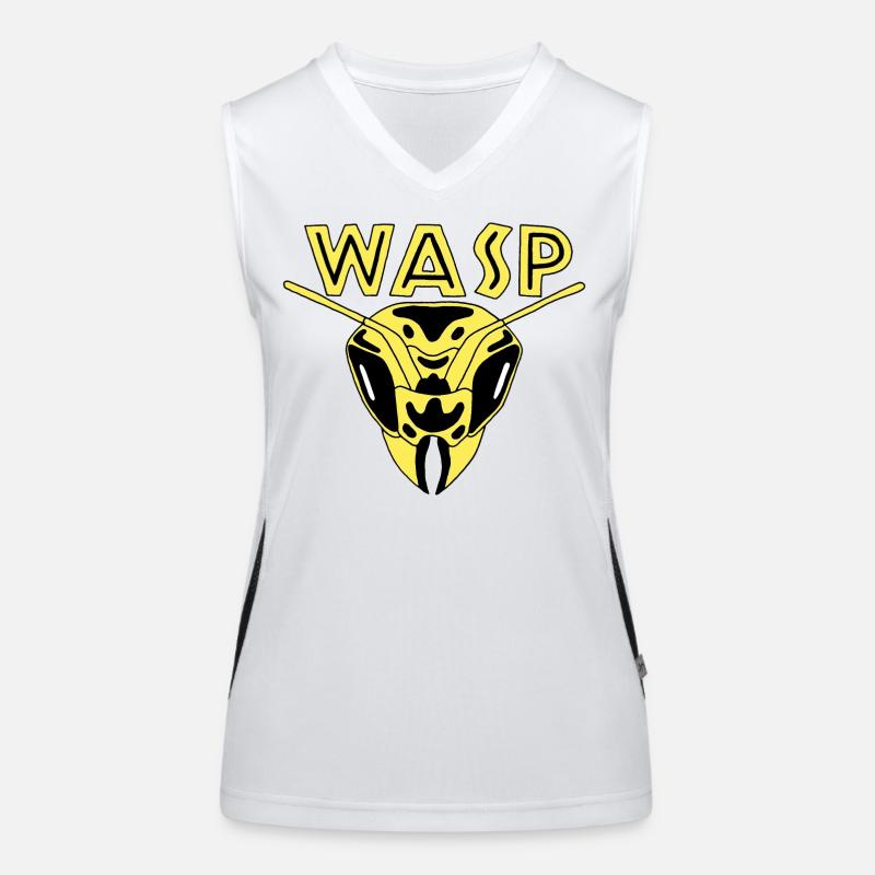 Wasp, hornet, insect, animal Women's Functional Contrast Tank Top