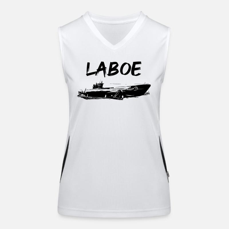 U-Boot Laboe Funktionelles Kontrast-Tank Top für Frauen