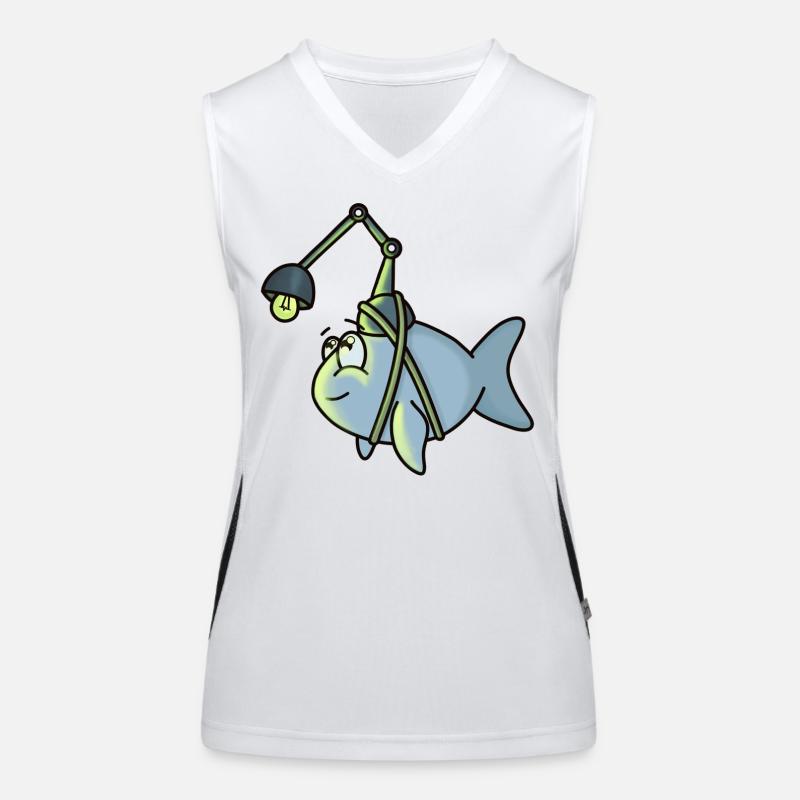 Deep sea frogfish Women's Functional Contrast Tank Top