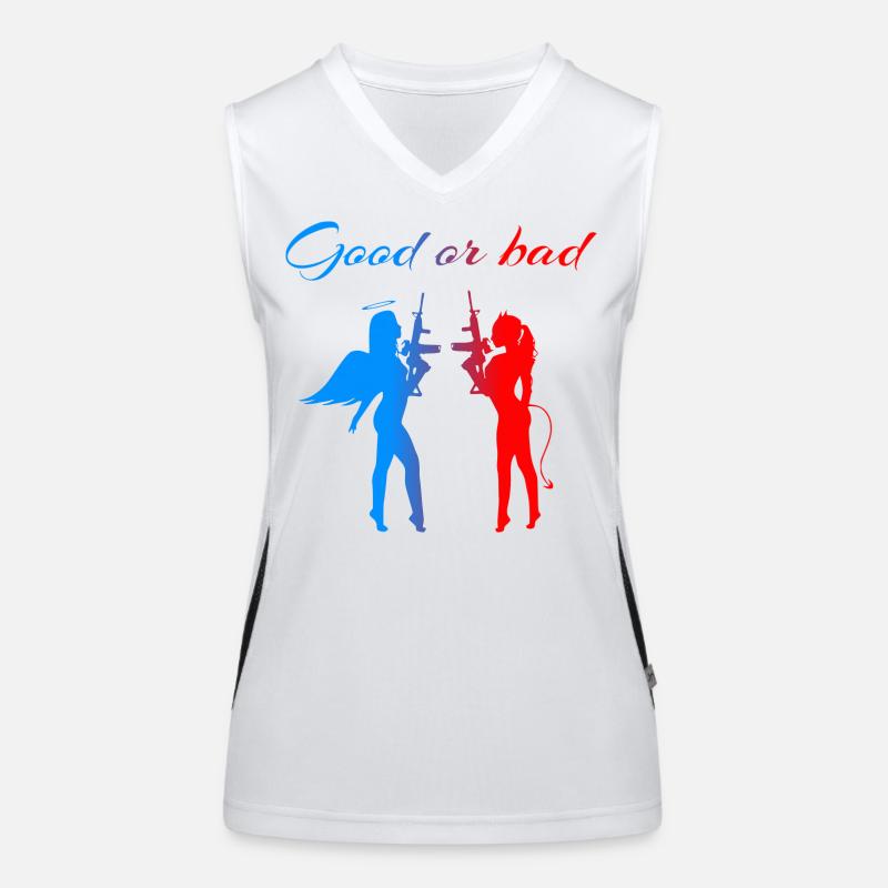 Angel Devil Women's Functional Contrast Tank Top