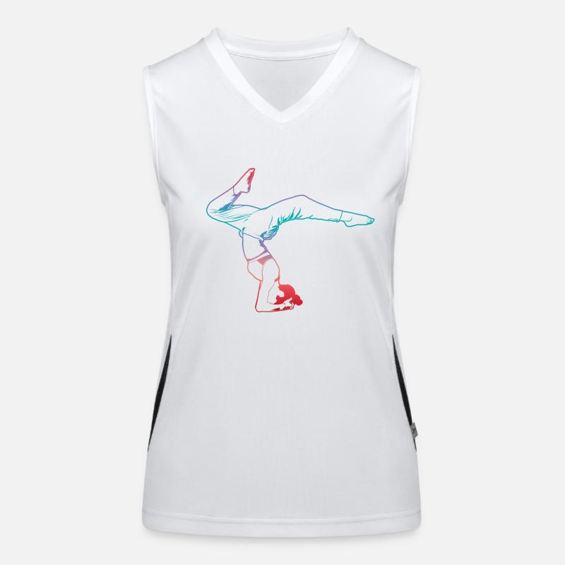 Yoga Funktionelles Kontrast-Tank Top für Frauen