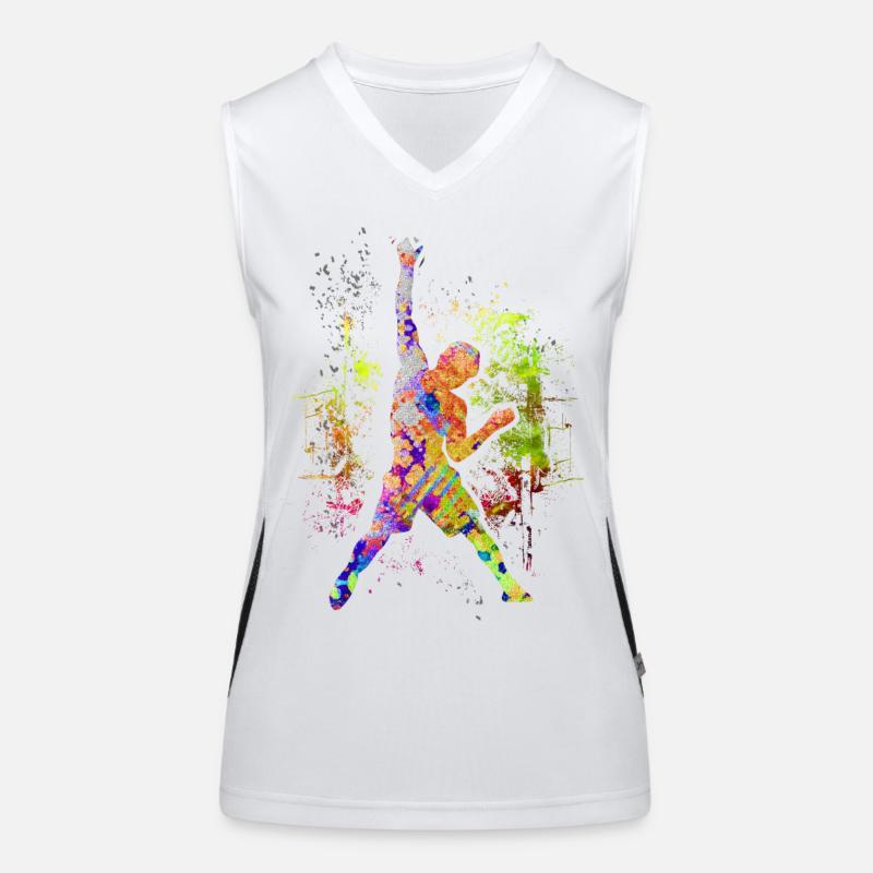 Klettern / Climbing / Freeclimbing Kletterer Berg Funktionelles Kontrast-Tank Top für Frauen