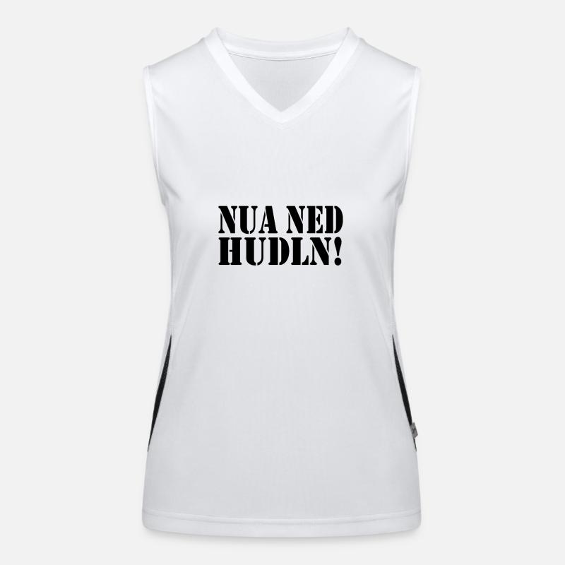NUA NED HUDLN! Funktionelles Kontrast-Tank Top für Frauen