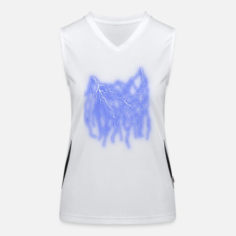 Blitze Funktionelles Kontrast-Tank Top für Frauen