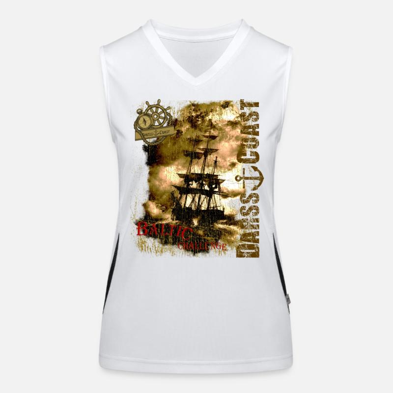 DarssCoast - Baltic Challenge Débardeur respirant contrasté Femme