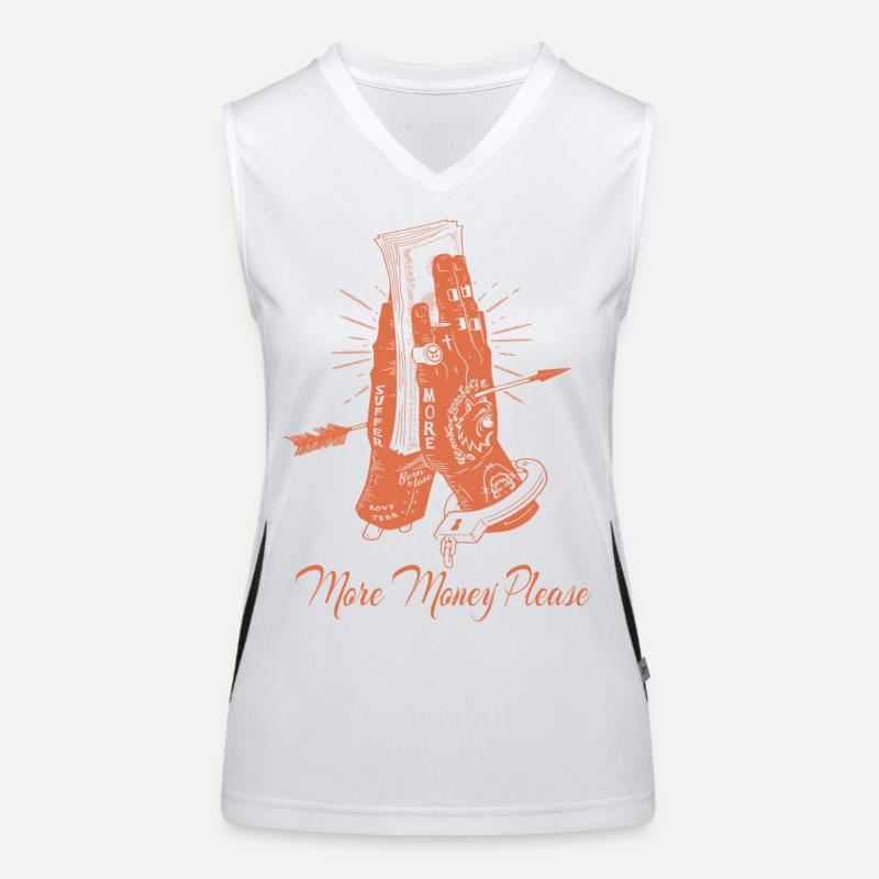 More money please Women's Functional Contrast Tank Top