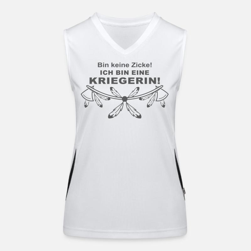 Ich bin eine Kriegerin Funktionelles Kontrast-Tank Top für Frauen