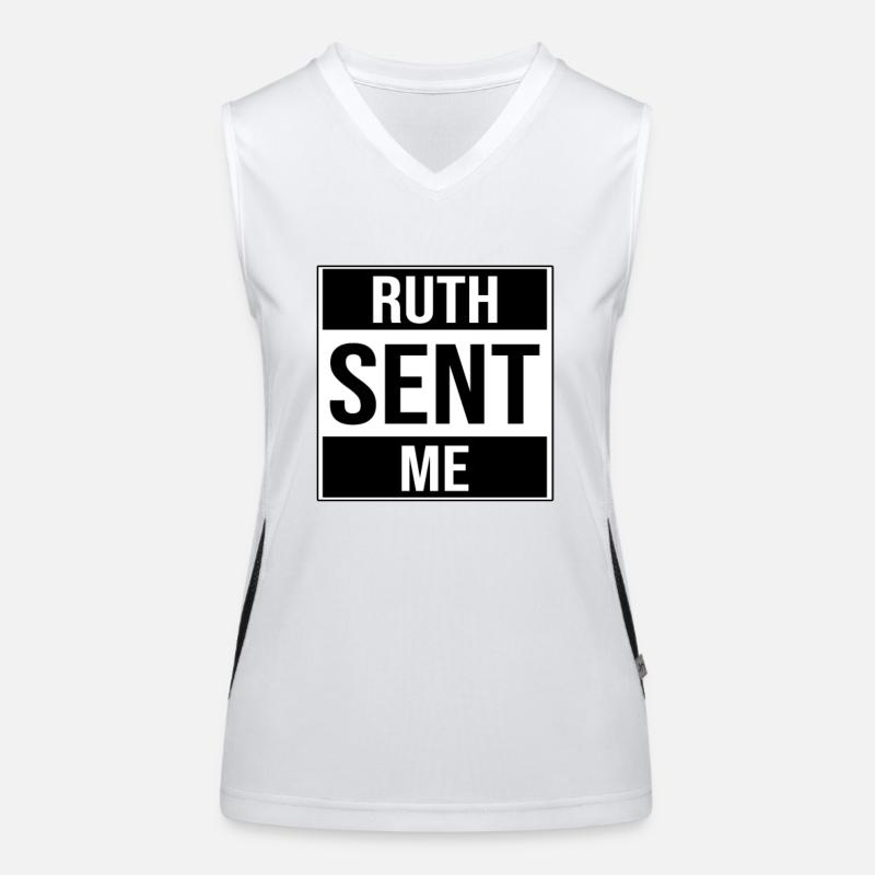 Ruth m'a envoyé Ruth Bader Ginsburg Débardeur respirant contrasté Femme