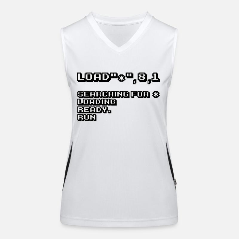 Rétro-informatique et nostalgie 8 bits Débardeur respirant contrasté Femme