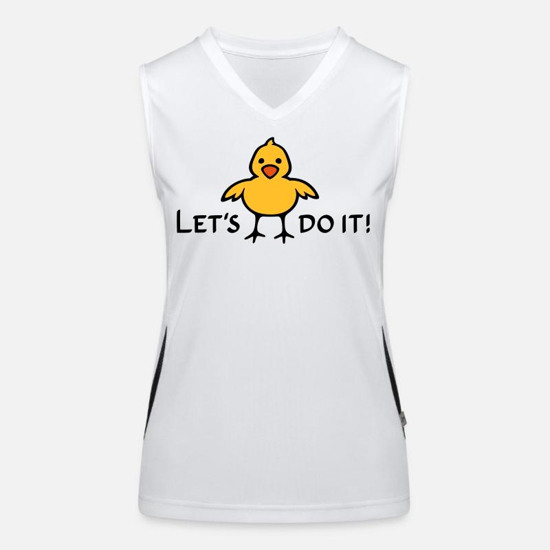 Let's do it! Funktionelles Kontrast-Tank Top für Frauen