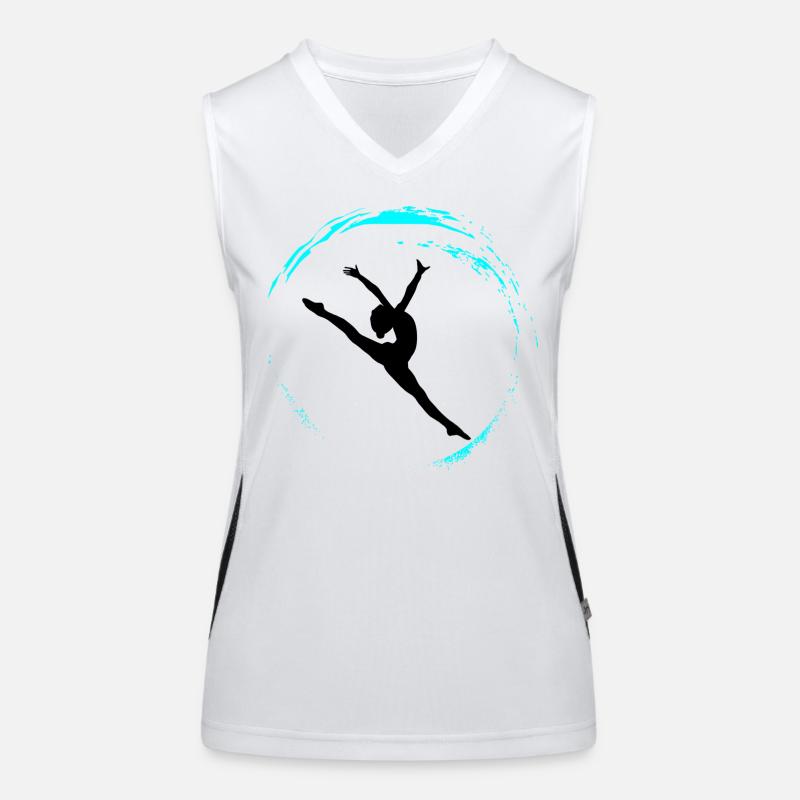 rhythmic gymnastics Women's Functional Contrast Tank Top