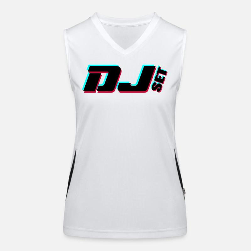 Dj Funktionelles Kontrast-Tank Top für Frauen