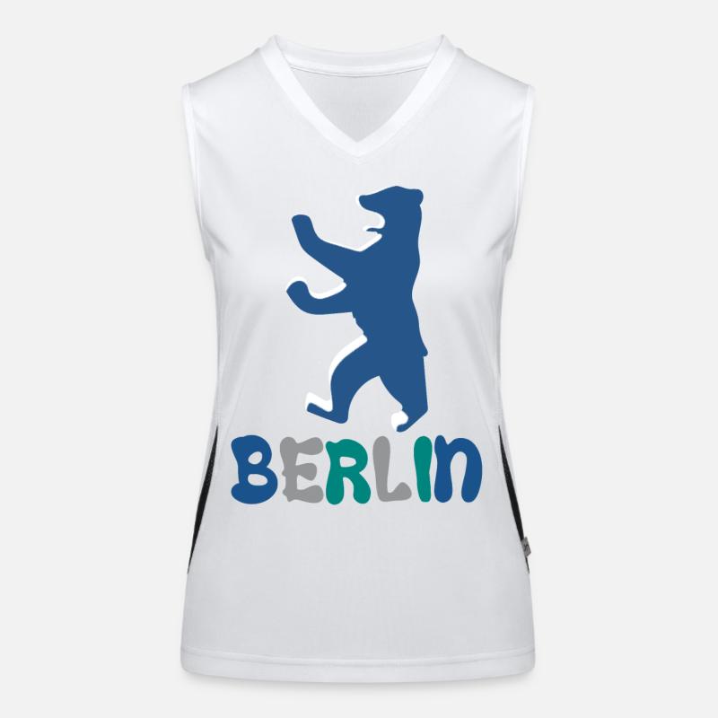 Ours de Berlin et de Berlin Débardeur respirant contrasté Femme