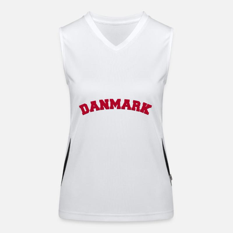 Dänemark Funktionelles Kontrast-Tank Top für Frauen