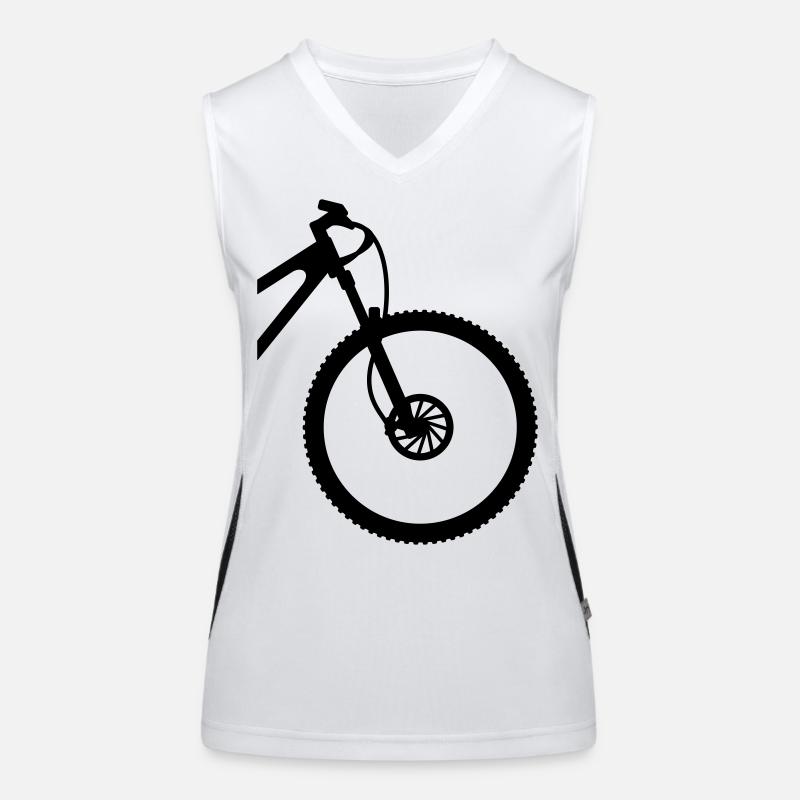 VTT front Débardeur respirant contrasté Femme