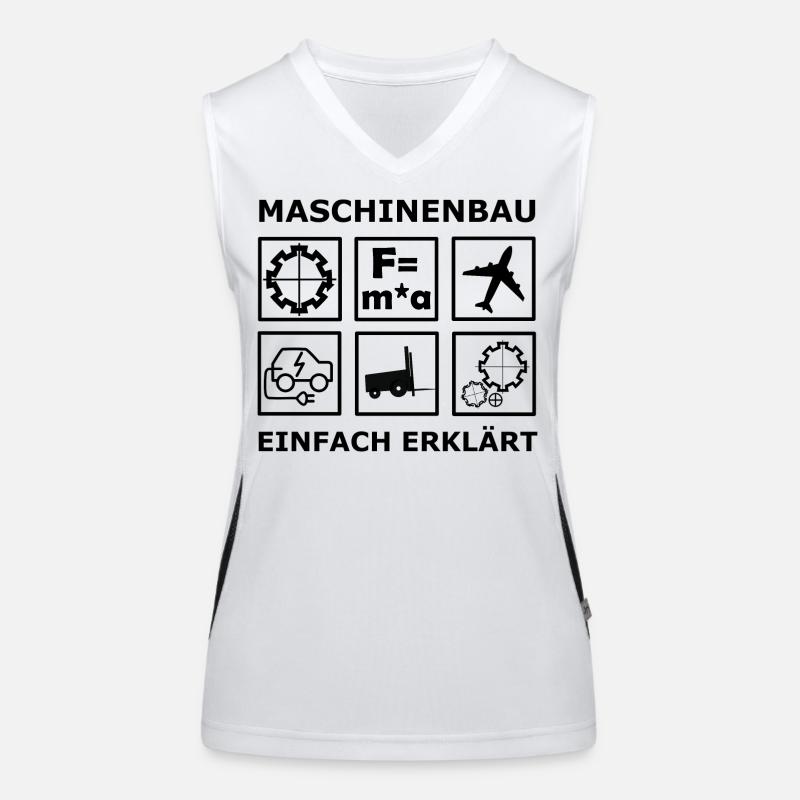 Mechanical Engineering Engineers Women's Functional Contrast Tank Top