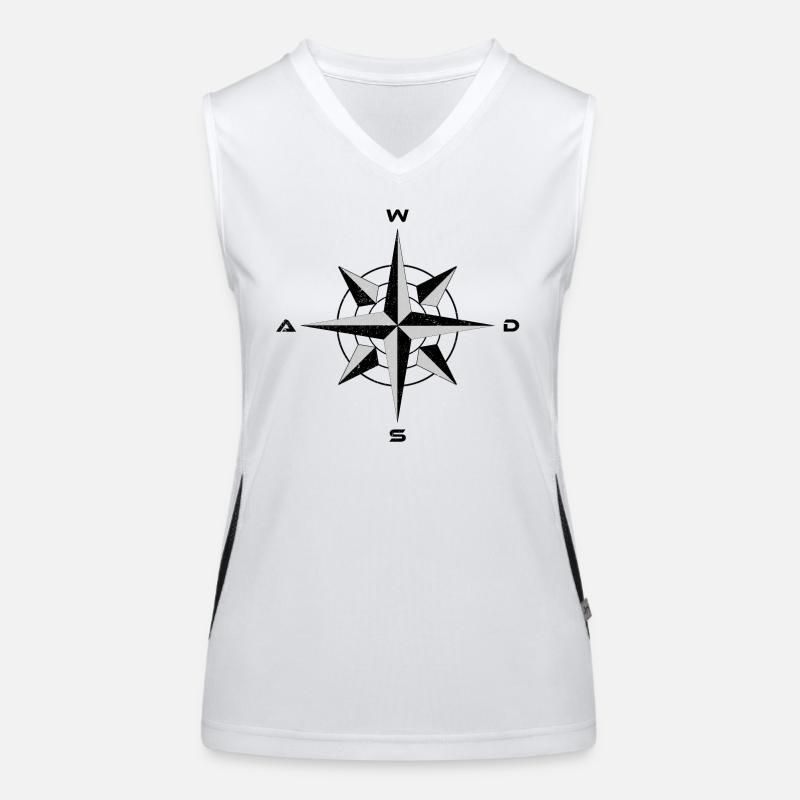 WASD Error Distressed Women's Functional Contrast Tank Top
