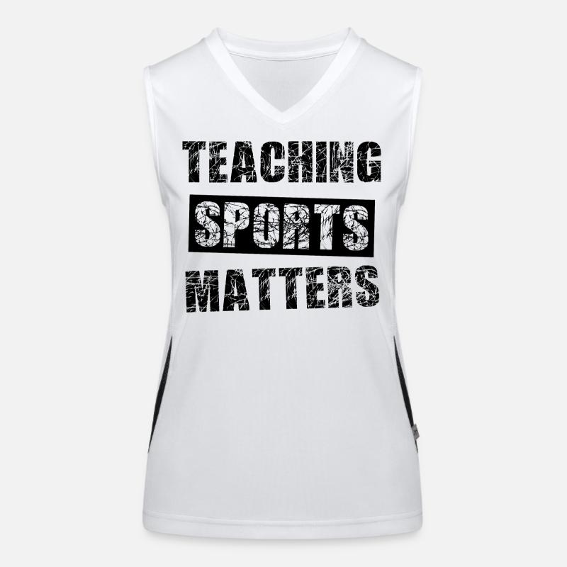 Sportlehrer Funktionelles Kontrast-Tank Top für Frauen