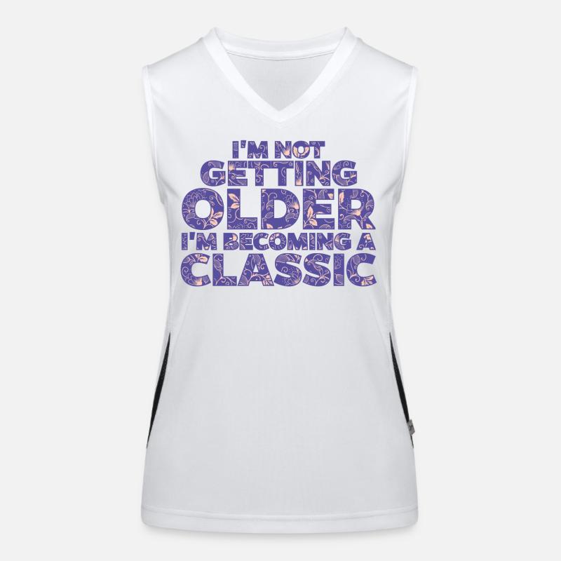 Statement Geburtstag Funktionelles Kontrast-Tank Top für Frauen