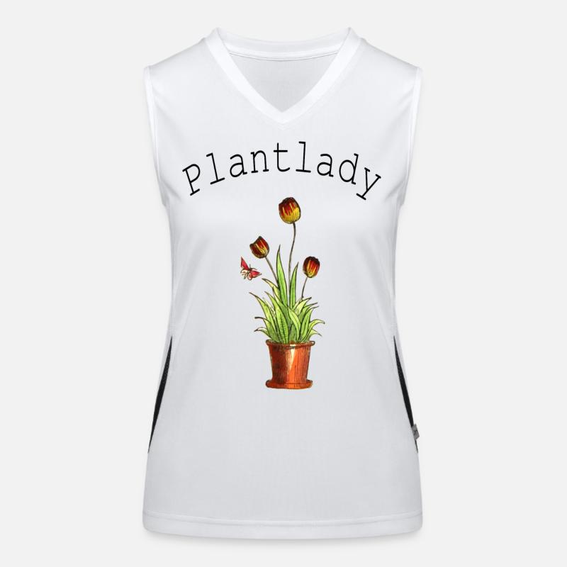 Blumen Lady Funktionelles Kontrast-Tank Top für Frauen