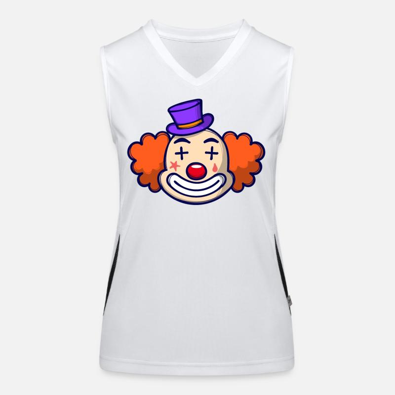 Clown Carnival Carnival Women's Functional Contrast Tank Top