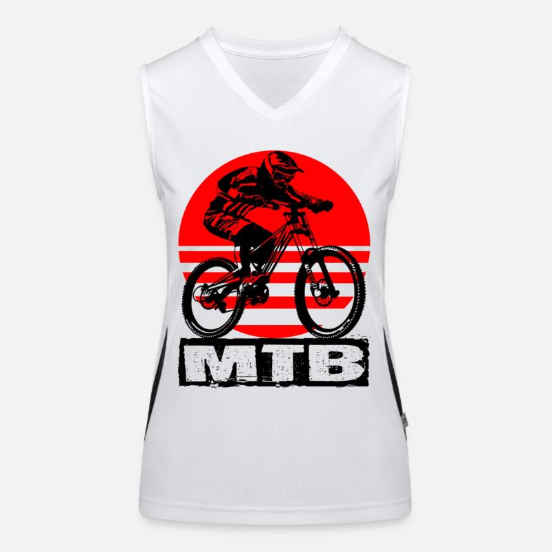 MTB Funktionelles Kontrast-Tank Top für Frauen