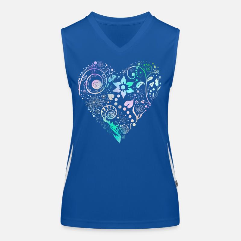Flower Heart Pastel Dream Women's Functional Contrast Tank Top