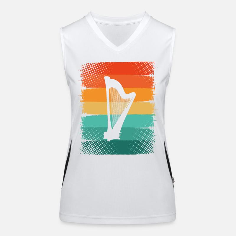 Harpe Débardeur respirant contrasté Femme